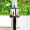 Vaxcel Bryce 1L Bronze Rustic Outdoor Deer Tree Post Light White Glass OP33585BBZ - alternate 4